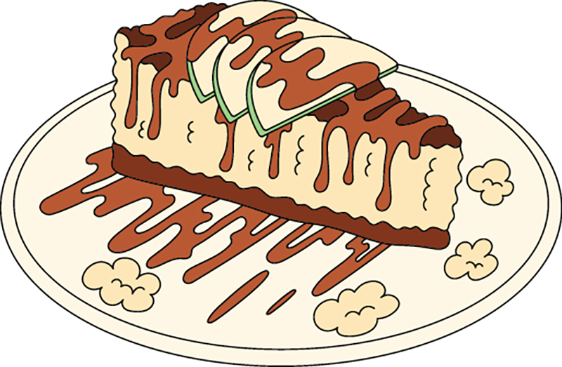 An illustration of cheesecake
