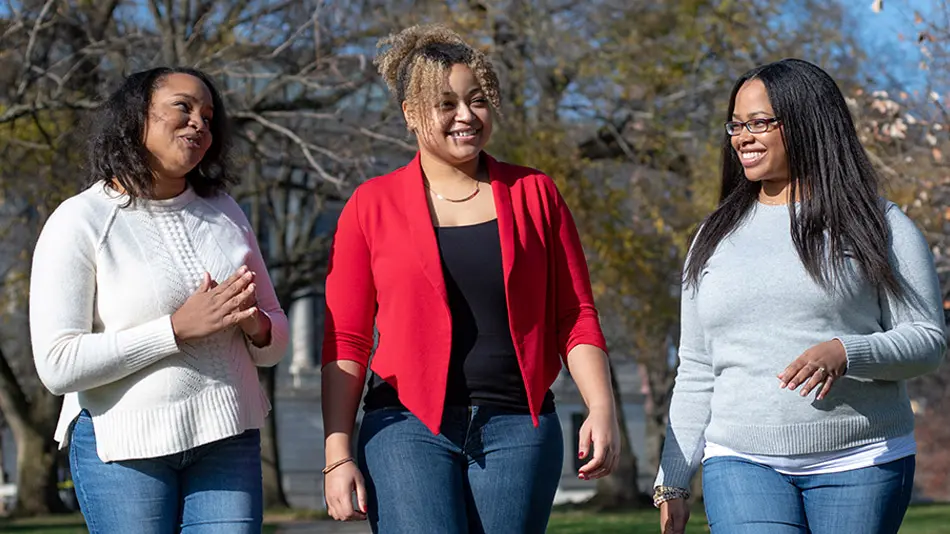the tolliver sisters walking on the oval