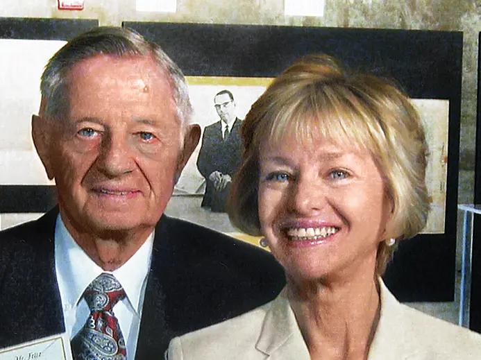 Portrait of Frederick Meyers and his daughter, BethAnn Meyers Hullinger