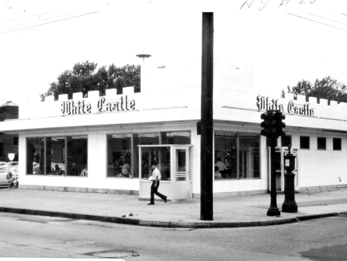 An old White Castle restaurant from the 1960s