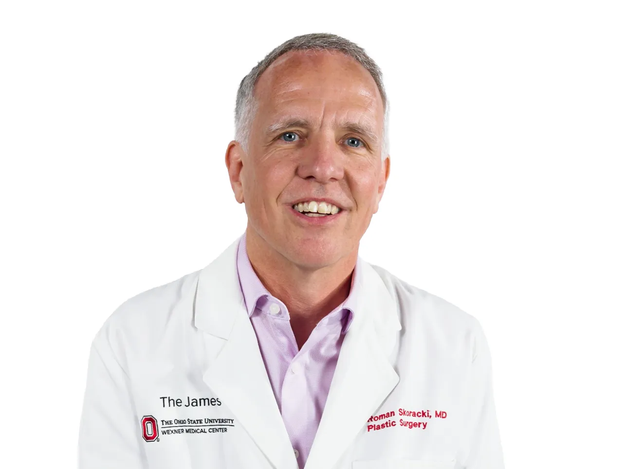 Dr. Roman Skoracki smiles as he talks about his work